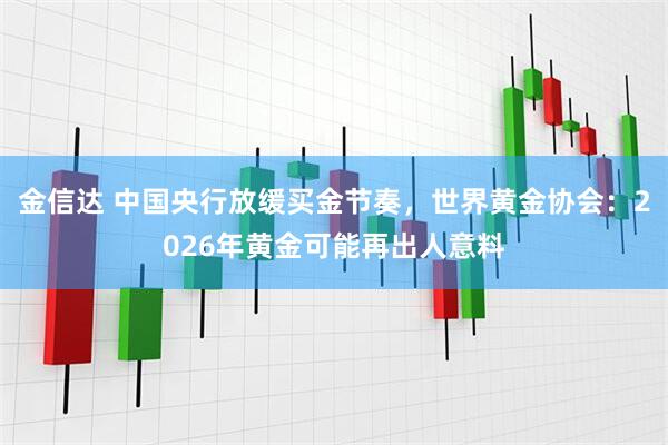 金信达 中国央行放缓买金节奏，世界黄金协会：2026年黄金可能再出人意料